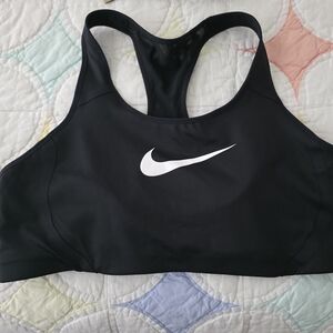 Nike Women's Black and White Sports Bra